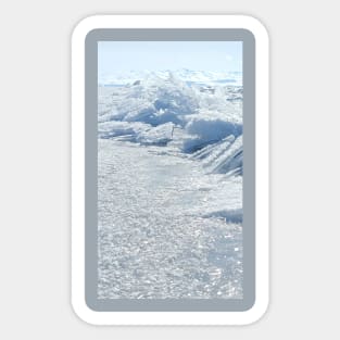 Icy mountain Sticker